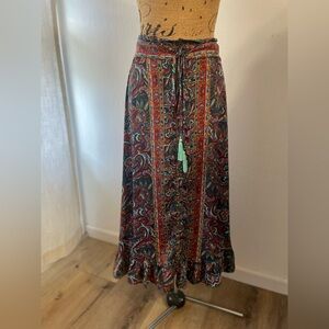 Cienna Australia boho smocked waist maxi skirt